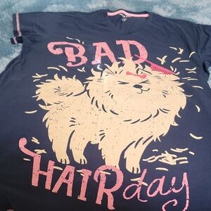 Graphic Nightgown with Dog Print